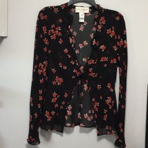 Evan Picone vintage dress or top cover up. Size 8. 🌻